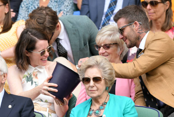 Anh vui vẻ giao lưu cùng khán giả xung quanh david beckham, beckham, wimbledon, mu, man utd, manchester utd, real, real madrid, chuyển nhượng, tin chuyển nhượng hè
