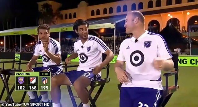 Rooney cùng Vela và Dos Santos cựu sao mu, rooney, nani, felix, ronaldo mới, ronaldo đệ nhị, atletico vs mls all star