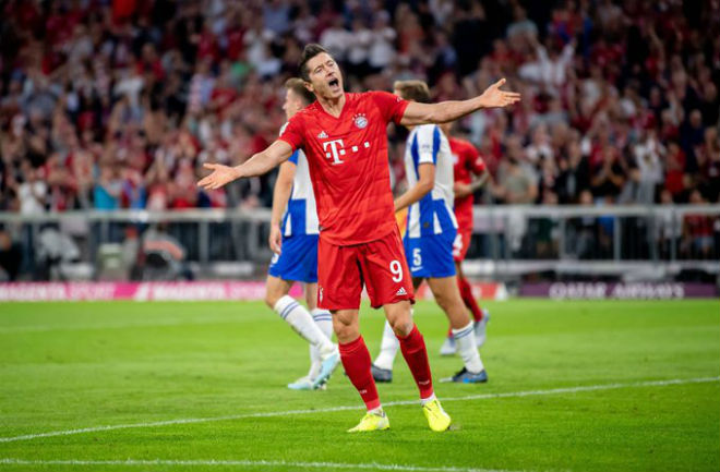 Lập cú đúp, Lewandowski vẫn không thể giúp Bayern giành trọn 3 điểm kết quả Bayern Munich vs Hertha Berlin, Bayern Munich vs Hertha Berlin, video bàn thắng Bayern Munich vs Hertha Berlin, kết quả vòng 1 Bundesliga