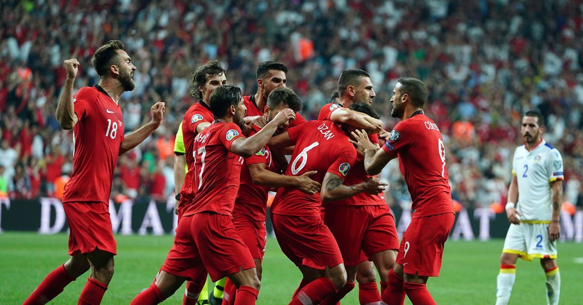 Ozan Tufan ghi bàn thắng quý như vàng cho Thổ Nhĩ Kỳ - Ảnh: Newsamed Vòng loại EURO 2020, Thổ Nhĩ Kỳ vs Andorra, bẫy việt vị, kết quả EURO 2020