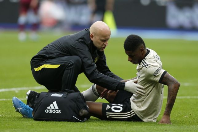 Rashford gia nhập danh sách bệnh binh của MU - Ảnh: Getty kết quả West Ham vs MU, West Ham vs MU, kết quả Ngoại hạng Anh, Rashford, Rashford chấn thương, Mu, Man Utd