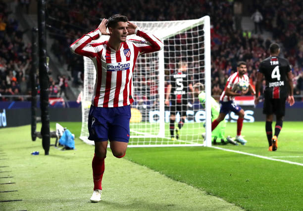 Morata mang về bàn thắng quý hơn vàng cho Atletico - Ảnh: Getty Kết quả Atletico Madrid vs Leverkusen, Atletico Madrid vs Leverkusen, kết quả Champions League, cúp C1