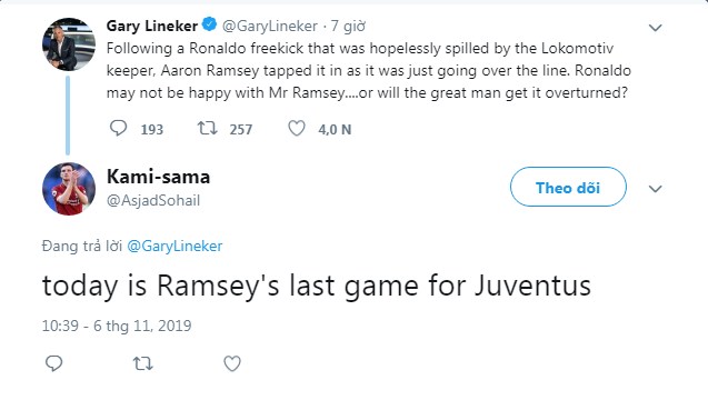 'Hôm nay là ngày Ramsey chơi trận cuối cho Juventus!' Ramsey, Ronaldo, CR7, Ramsey đánh cắp bàn thắng Ronaldo, Lokomotiv vs Juventus, Champions League, cúp c1