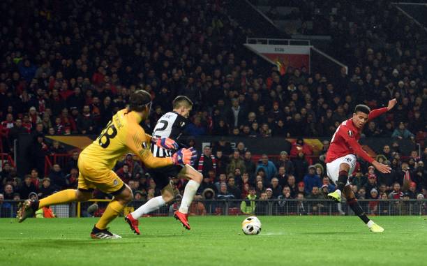 Greenwood tiếp tục thể hiện cái duyên ghi bàn - Ảnh: Getty Trực tiếp MU vs Partizan, MU vs Partizan, trực tiếp Europa League, MU, Man Utd