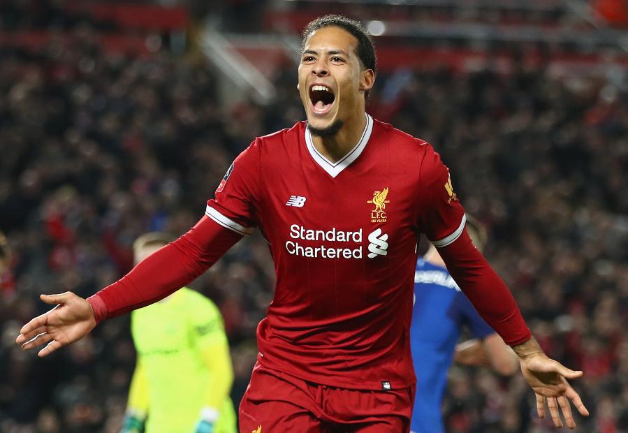 Van Dijk đang là một trong những trung vệ xuất sắc nhất thế giới real madrid, juventus, mu, barcelona, bayern, man city, ronaldo, neymar, mbappe, pogba, van dijk, kepa, coutinho