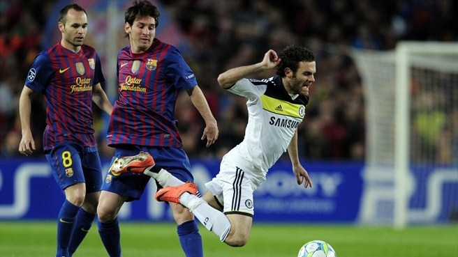 Mata từng đối đầu Barcelona tại bán kết C1 mùa giải 2011/2012 tứ kết c1, tứ kết champions league, mu vs barca, mu vs barcelona, mu, barca, barcelona, mata