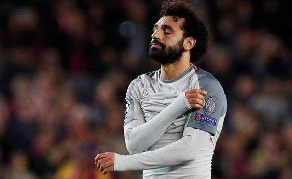 Salah bỏ lỡ cơ hội khó tin ở những phút cuối trận barca vs liverpool, barca liverpool, cúp c1, bán kết c1, bán kết champions league, wenger, salah, messi, suarez