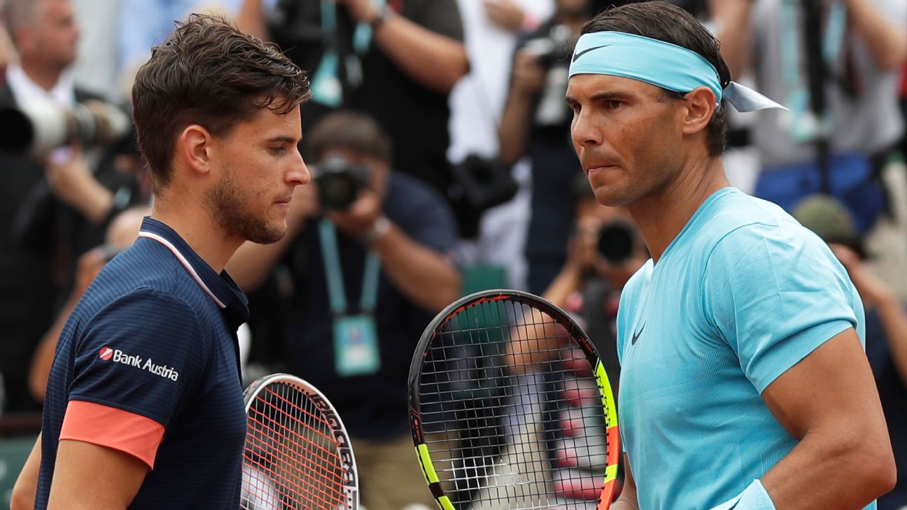 Nadal gặp Thiem ở trận chung kết Roland Garros 2019 lịch thi đấu chung kết roland garros 2019, ltđ roland garros 2019, chung kết roland garros, chung kết roland garros 2019, roland garros 2019, lịch thi đấu tennis hôm nay, ltđ tennis hôm nay, nadal vs thiem, nadal, thiem