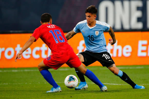 Mỹ thi đấu ngang ngửa trước Uruguay. Ảnh: Getyy Images Kết quả Mỹ vs Uruguay, Mỹ vs Uruguay, video bàn thắng mỹ vs uruguay, tỷ số mỹ vs uruguay