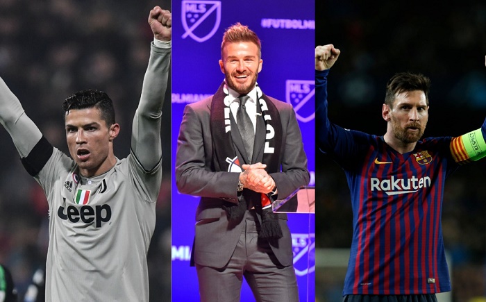 Beckham muốn có cả Ronaldo lẫn Messi trong đội hình. Ảnh: Talksport Tin chuyển nhượng, chuyển nhượng tối 11/9, chuyển nhượng 11/9, chuyển nhượng bóng đá, chuyển nhượng bóng đá hôm nay, chuyển nhượng mu, man utd, chuyển nhượng Juventus, chuyển nhượng Man City, chuyển nhượng Barca, chuyển nhượng Neymar, Ronaldo, Messi