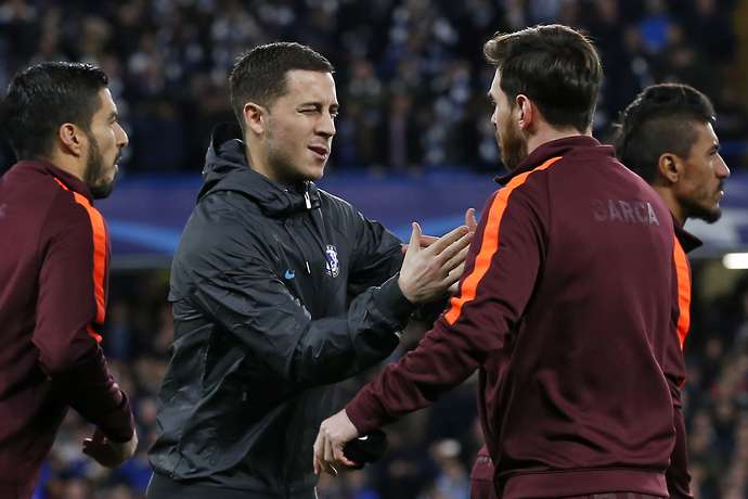 Messi và Hazard là hai cầu thủ đắt giá nhất La Liga (Theo Trasfermarkt). Ảnh: Getty Images messi, hazard, suarez, griezmann, la liga, top 100, barca, barcelona, atletico madrid, real madrid