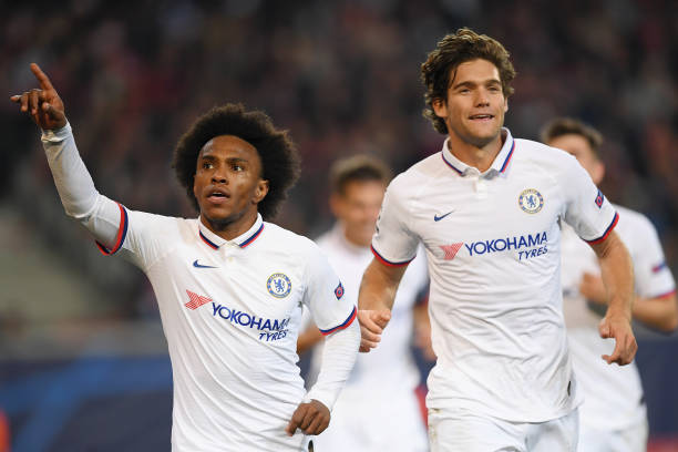 Willian ghi bàn thắng quyết định mang về chiến thắng cho Chelsea. Ảnh: Getty Images Kết quả Lille vs Chelsea, Lille vs Chelsea, kết quả cúp C1, kết quả champions league