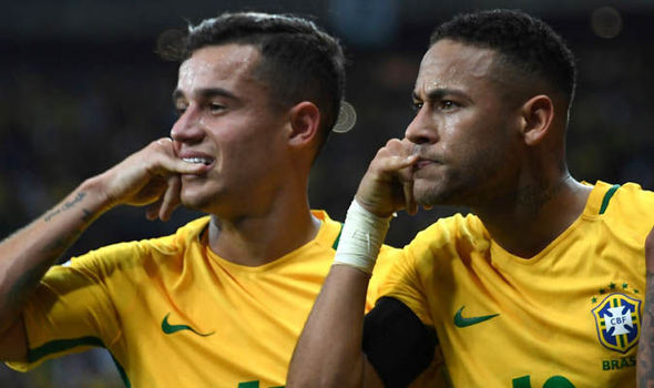 Người hâm mộ Singapore sẽ được thấy Neymar, Coutinho 'bằng xương bằng thịt'. Ảnh: Getty Images brazil, singapore, neymar, coutinho, đông nam á