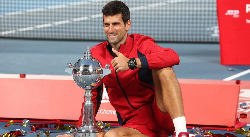 Djokovic vừa vô địch giải Nhật Bản mở rộng. Ảnh: Getty Images Trực tiếp Djokovic vs Shapovalov, Djokovic vs Shapovalov, trực tiếp thượng hải master, trực tiếp tennis, trực tiếp quần vợt