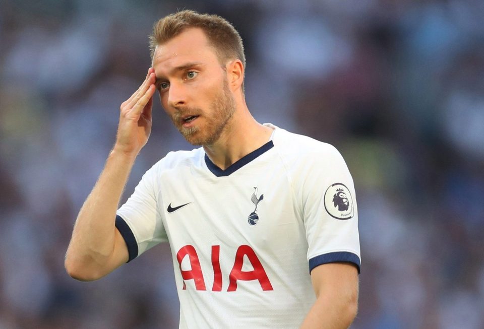 Eriksen thất bại trong việc rời Tottenham ở mùa hè vừa qua. Ảnh: Getty Images Tin chuyển nhượng, chuyển nhượng mu, chuyển nhượng tối 13/10, chuyển nhượng 13/10, chuyển nhượng bóng đá, chuyển nhượng bóng đá hôm nay, chuyển nhượng Chelsea, chuyển nhượng Barca, chuyển nhượng Man city, chuyển nhượng Arsenal