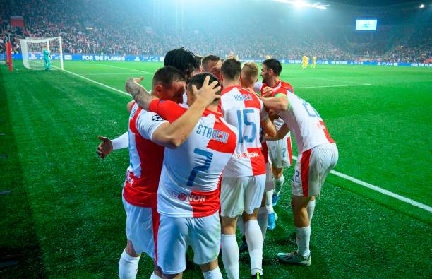 Slavia xứng đáng có ít nhất 1 điểm trong trận đấu này. Ảnh: Getty Images Kết quả Slavia vs Barca, Slavia vs Barca, Kết quả Cúp C1, Kết quả C1