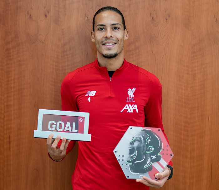 Van Dijk, Messi, Ronaldo, cầu thủ xuất sắc nhất năm, cầu thủ xuất sắc, goal 50, van dijk liverpool 