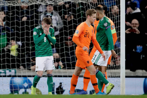 Hà Lan đã vào VCK Euro 2020. Ảnh: Getty Images wijnaldum, frenkie de jong, liverpool, barcelona, hà lan, vòng loại euro 2020