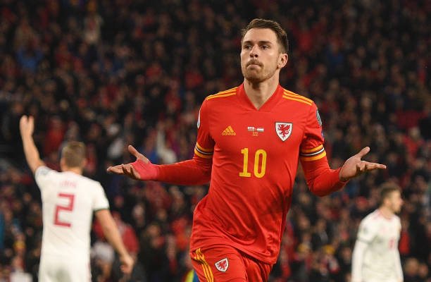 Ramsey lập cú đúp giúp Xứ Wales đánh bại Hungary, qua đó giành vé dự VCK EURO 2020. Ảnh: Getty Images vòng loại euro, euro 2020, kết quả vl euro, kết quả vl euro 2020, kết quả vòng loại euro