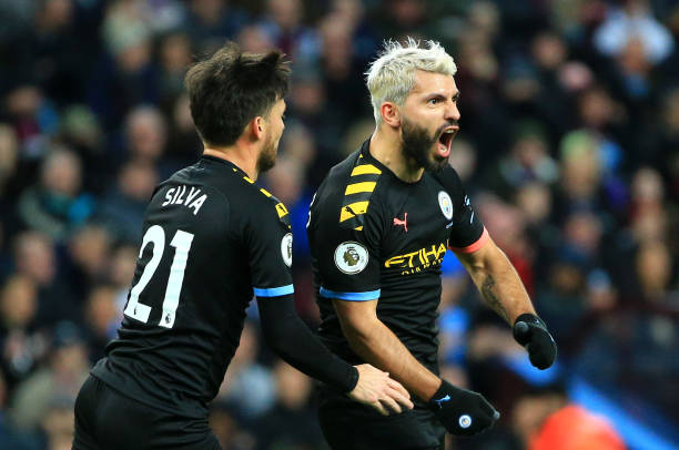 Aguero tỏa sáng lập hat-trick vào lưới Aston Villa. Ảnh: Getty Kết quả Aston Villa vs Man City, Aston Villa vs Man City, Kết quả Ngoại hạng Anh