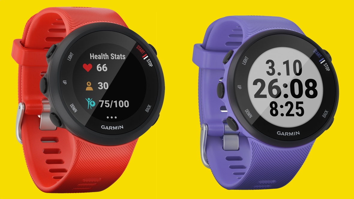Garmin forerunner 45 được cải tiến với mặt đồng hồ tròn