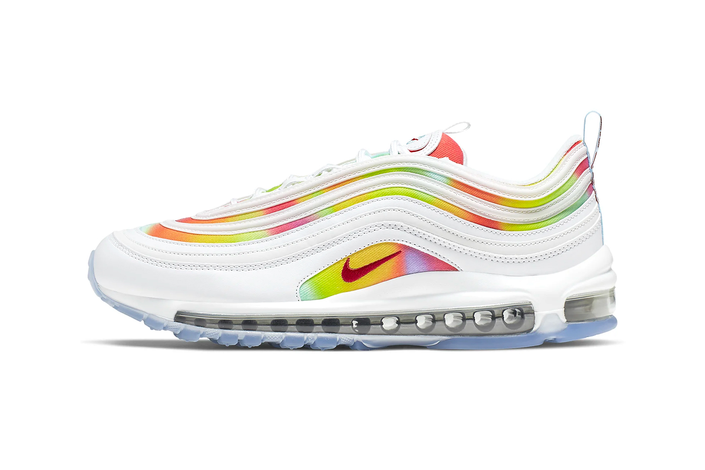 Nike phối màu Airmax 97 với họa tiết Tie-Dye độc đáo.
