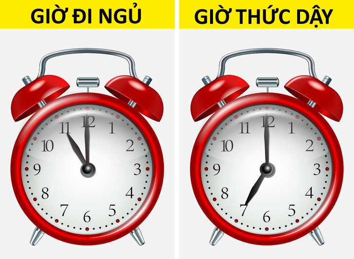 Ngủ và thức dậy vào một khung giờ cố định