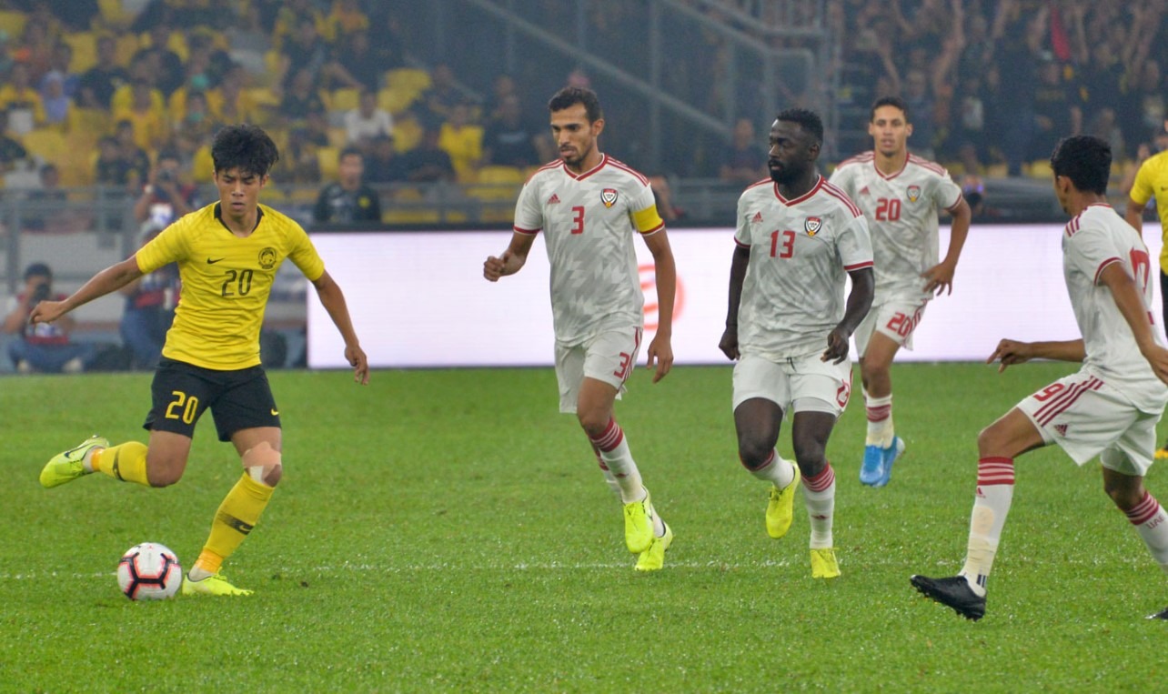 Malaysia đã không thể có điểm trước UAE Malaysia