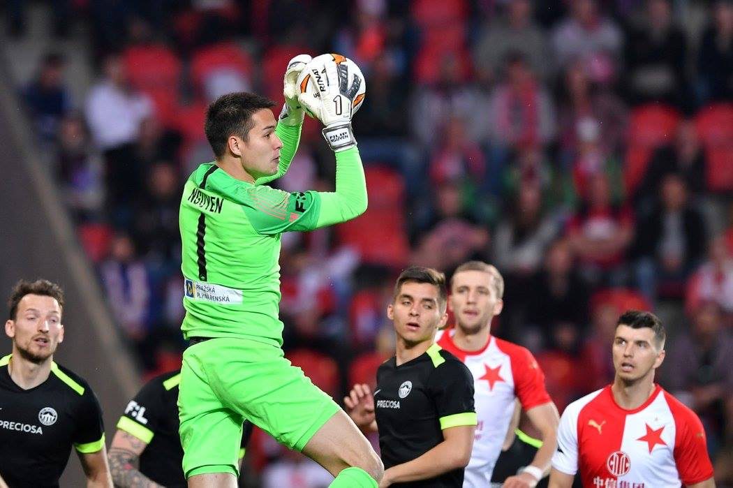 Filip Nguyễn đang chơi rất hay trong màu áo Slovan Liberec
