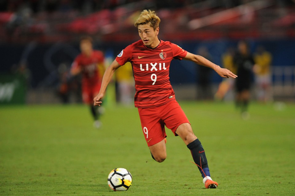 Yuma Suzuki trong màu áo Kashima Antlers