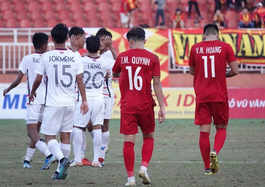 U18 Campuchia sử dụng lối chơi hiệu quả trước U18 Việt Nam