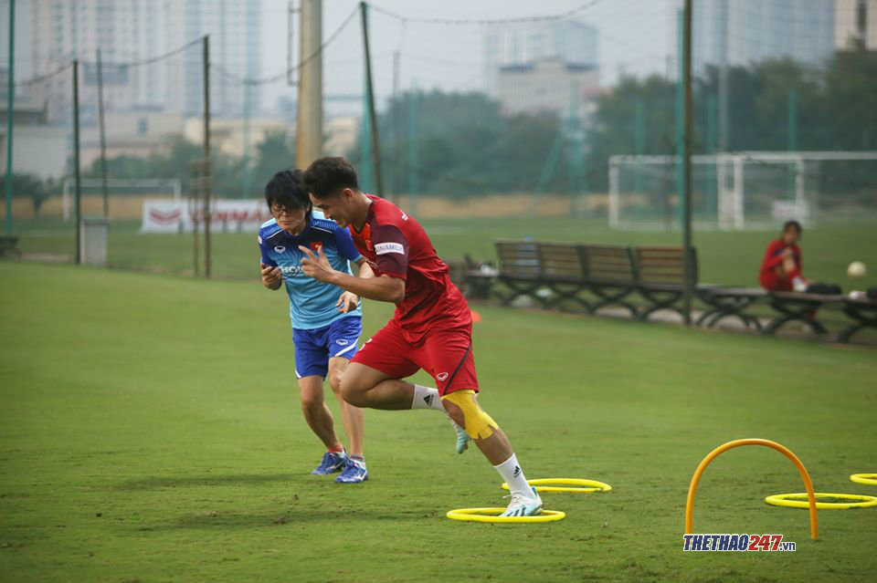 Tấn Sinh quyết tâm hồi phục sớm kịp dự SEA Games 30 (Ảnh: Văn Hải)