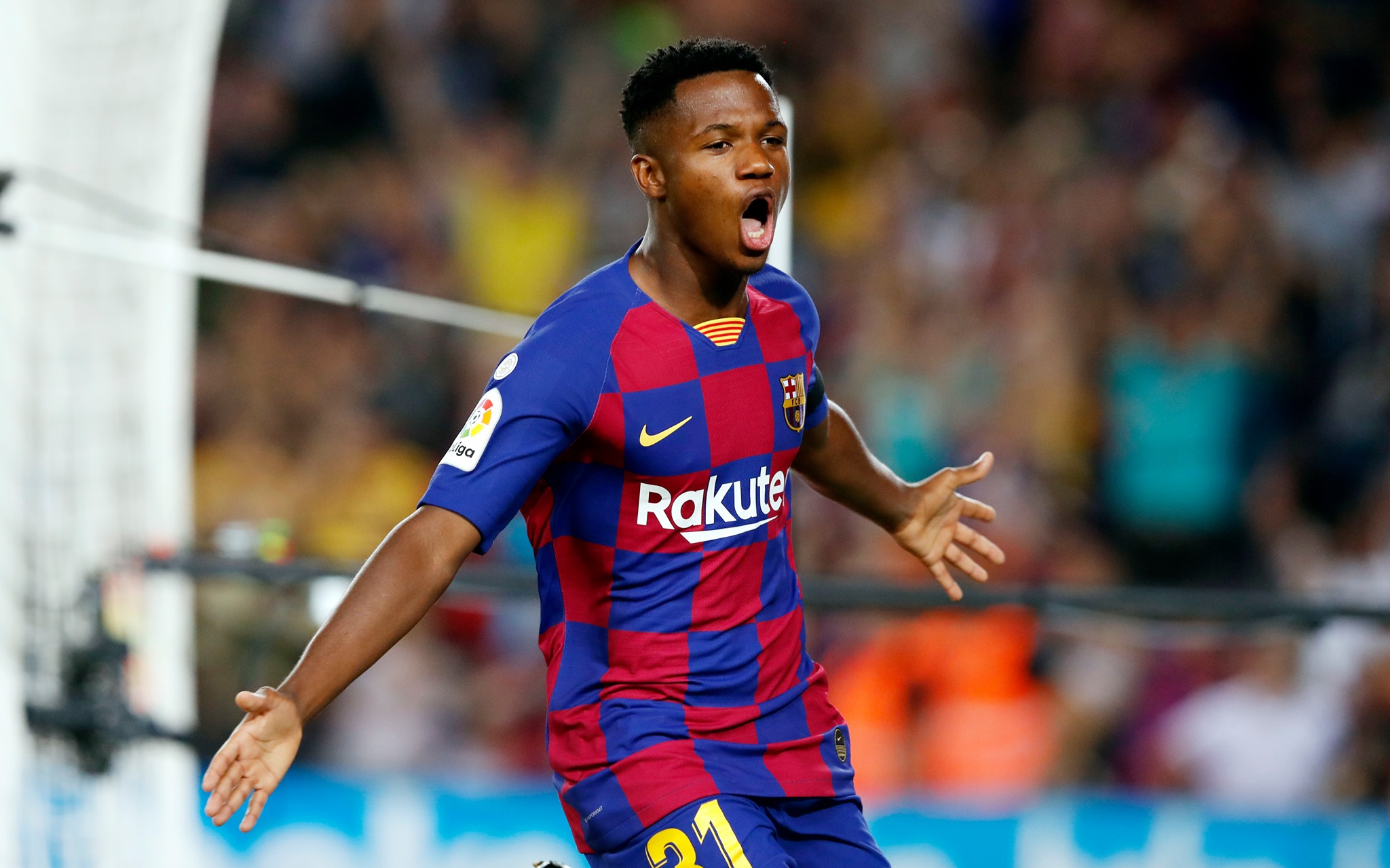 Ansu Fati đang có phong độ cao. Ảnh: Marca Messi, Lionel Messi, Barca, Barcelona, La Liga, Barca vs, tin Barca, Fati, Ansu Fati, Barca Dortmund, Barca vs Dortmund, Barcelona vs Dortmund, Dortmund, Cup C1, Champions League