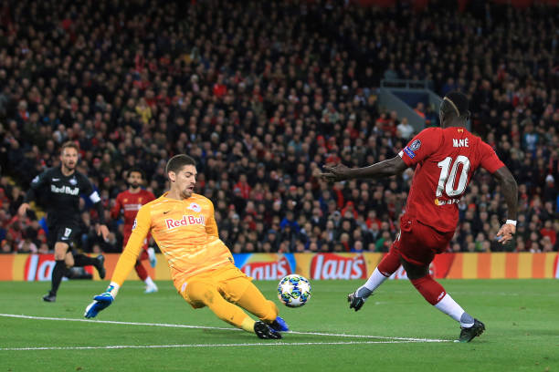 Hàng công Liverpool chơi tốt. Ảnh: Getty Kết quả Liverpool vs Salzburg, Liverpool vs Salzburg, Kết quả cúp C1, Kết quả champions league, Liverpool, Salzburg, cup C1