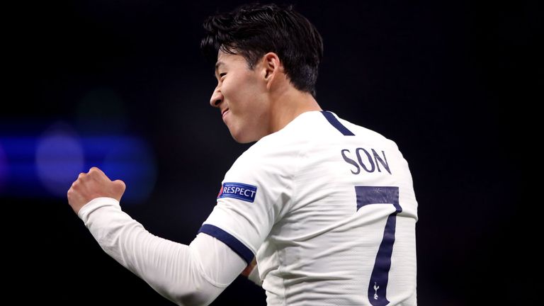 Son Heung-min tỏa sáng giúp Tottenham thắng Sao Đỏ. Ảnh: Sky tottenham vs Crvena Zvezda, tottenham vs Sao Đỏ Belgrade, tottenham, Sao Đỏ Belgrade, Crvena Zvezda, cup c1, champions league
