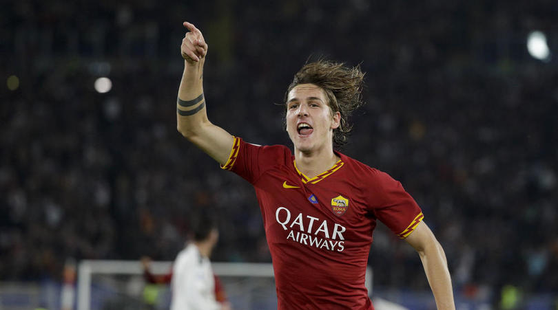 Zaniolo hạ gục Milan. Ảnh: CdS AS Roma vs AC Milan, Kết quả AS Roma vs AC Milan, AS Roma, AC Milan, serie a