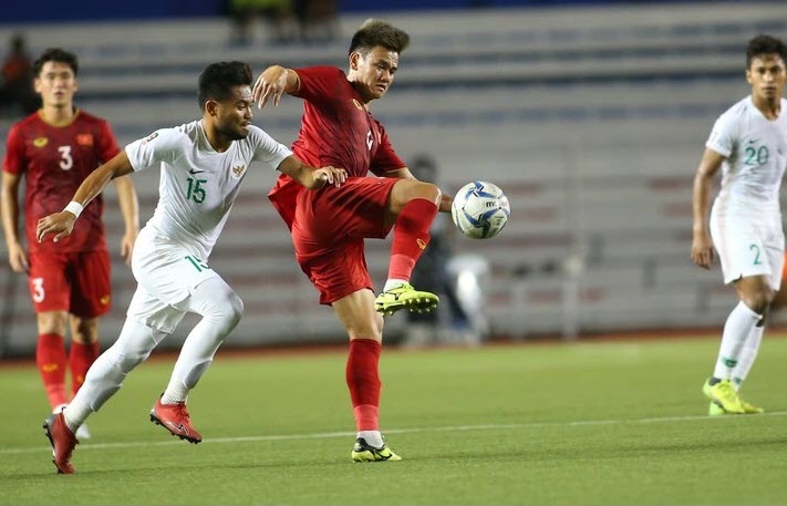 U22 Việt Nam gặp lại U22 Indonesia ở chung kết SEA Games 30. Ảnh: Internet