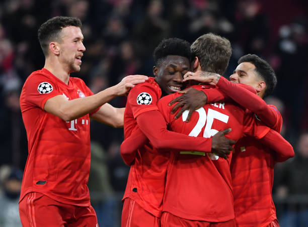 Muller ghi bàn. Ảnh: Getty Kết quả Bayern Munich vs Tottenham, Bayern Munich, Tottenham, cup c1 châu âu, champions league