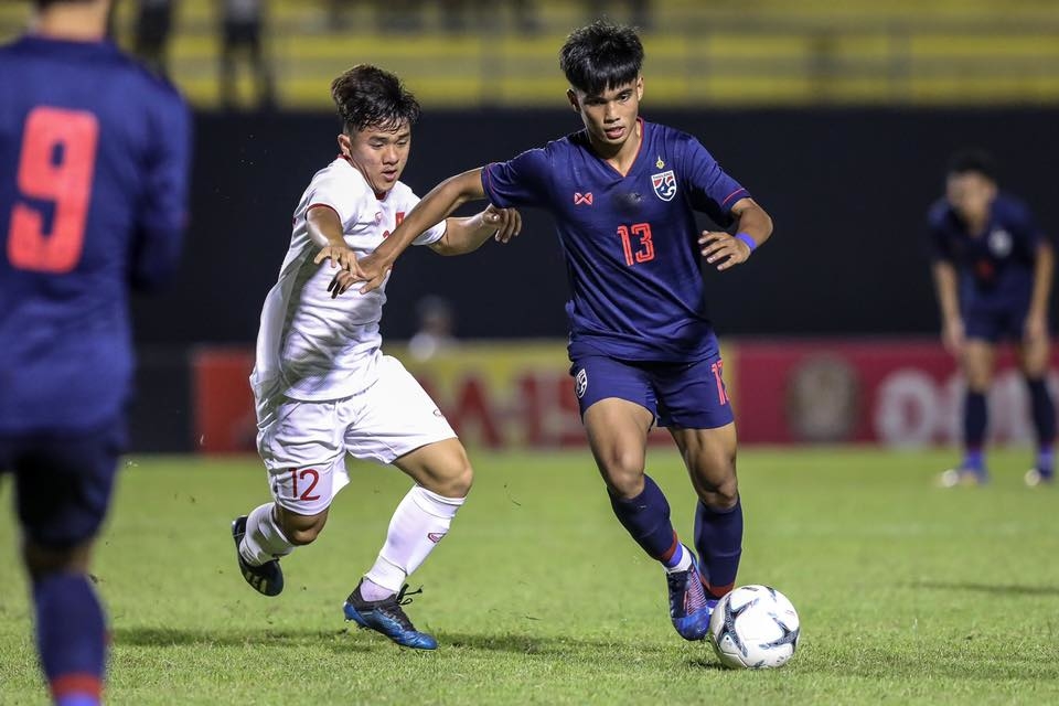 Các cầu thủ U19 Việt Nam thi đấu rất tự tin U19 Việt Nam vs U19 Hàn Quốc, U19 Việt Nam, Philippe Troussier, GBS Bangkok Cup 2019, U19 Hàn Quốc