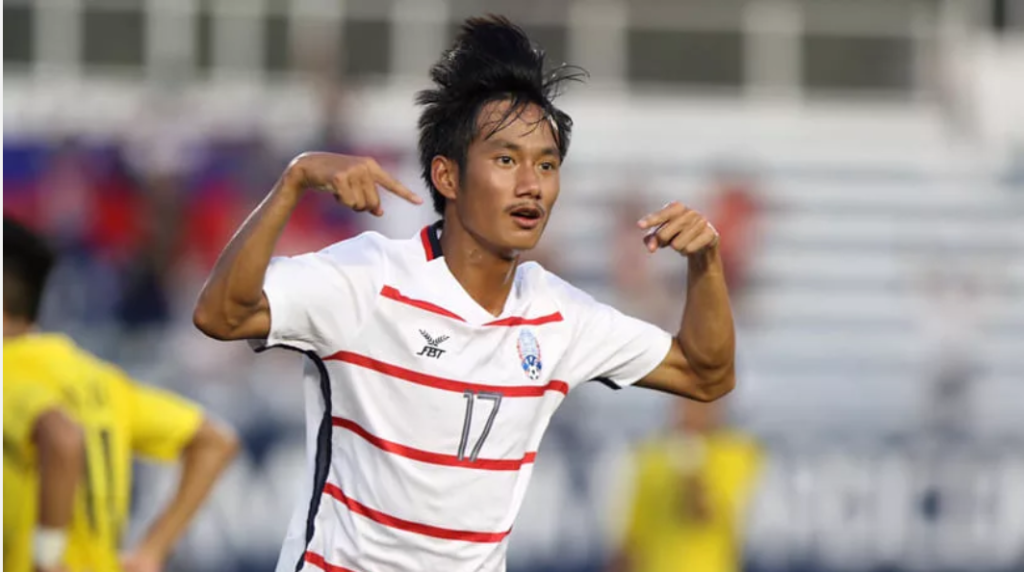 Sieng Chanthea ngôi sao của U22 Campuchia