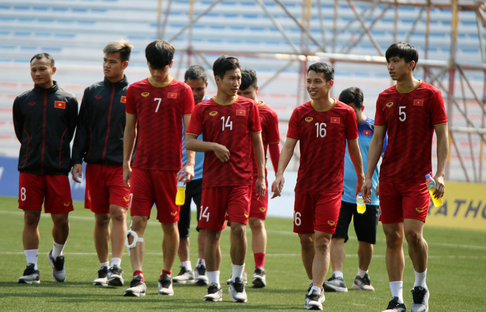 Kinh nghiệm sẽ giúp U22 Việt Nam vượt qua khó khăn. (Ảnh: VFF)